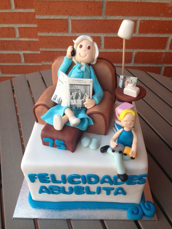 Tarta Cubo de Palomitas - Tartas personalizadas en Madrid